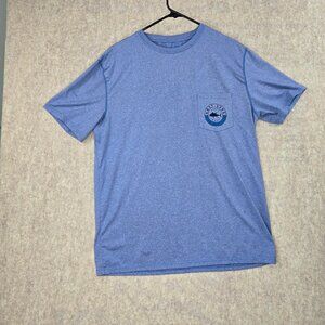 Salt Life Mens UVapor Blue Heather T-Shirt L